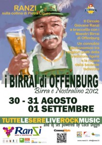 Birra e Nostralino: a Ranzi l’incontro di birra tedesca e tipicità liguri